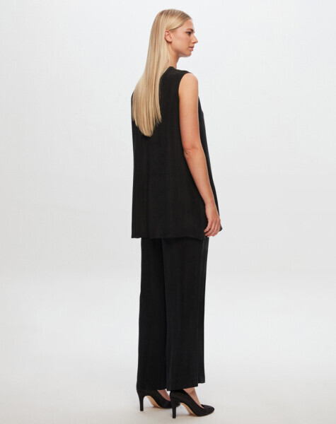T24Y-6007 Kolsuz Cupro Tunik BEİGE - 9