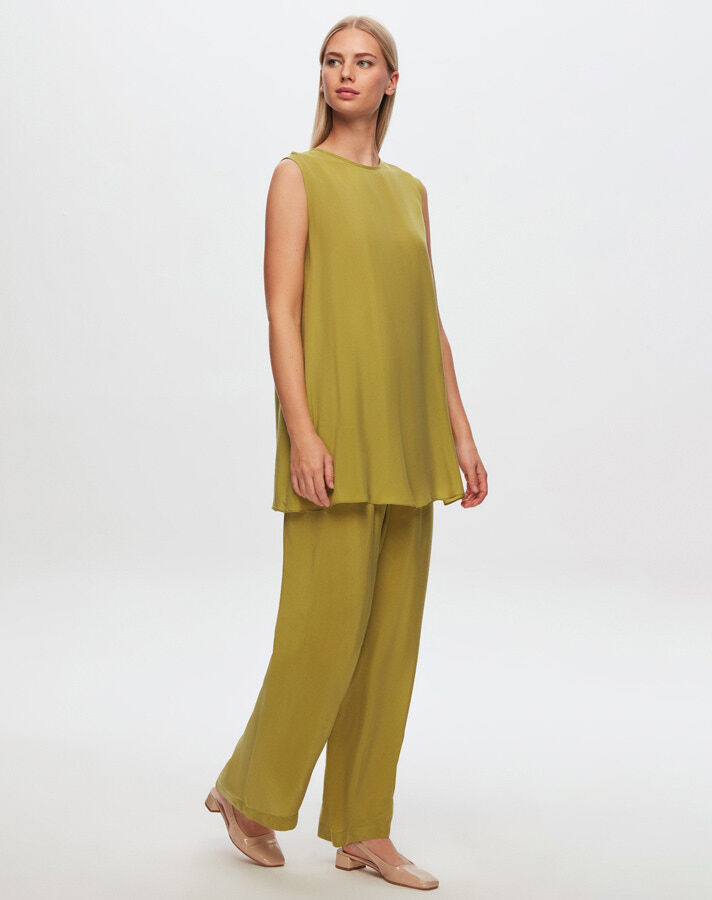 T24Y-6007 Sleeveless Cupro Tunic - 3