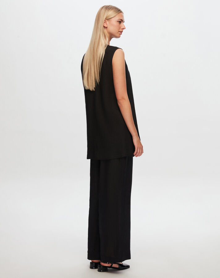 T24Y-6008 Sleeveless Linen Tunic - 6