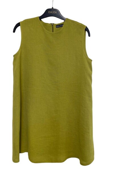 T24Y-6008 Sleeveless Linen Tunic - 10