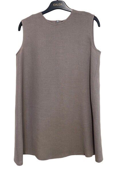 T24Y-6008 Sleeveless Linen Tunic - 11