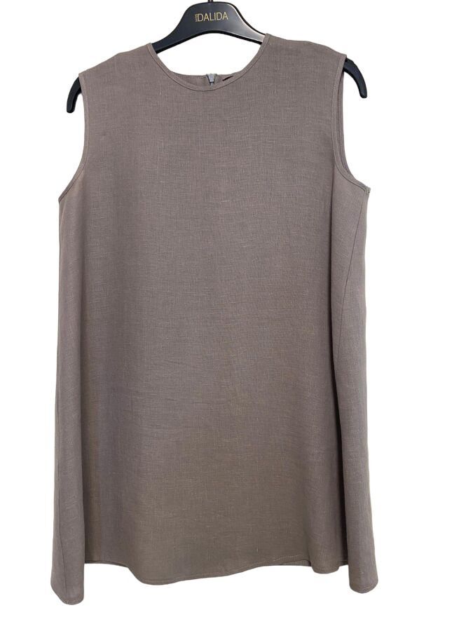 T24Y-6008 Sleeveless Linen Tunic - 11