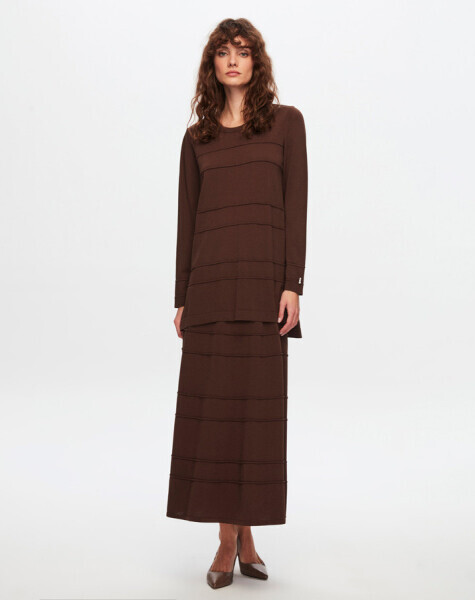 T24Y-6011 Bekletme Detaylı Triko Tunik 1241-CRAFT - 5