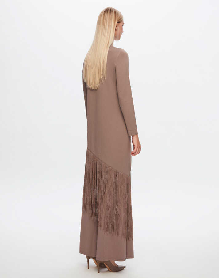 T24Y-6024 Asimetrik Kesim Püsküllü Tunik 002-MİNK - 2