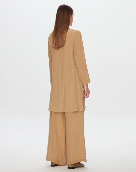 T24Y-6053 Yırtmaç Detaylı Cupro Tunik CRAFT - 2