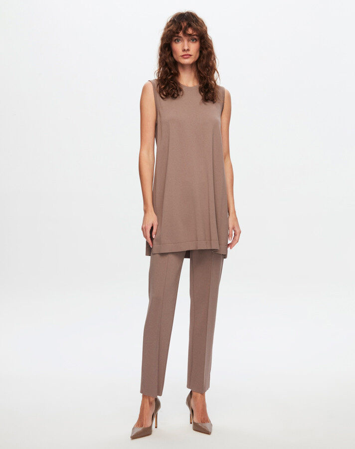 T24Y-7000 Narrow Leg Knitwear Trousers - 3