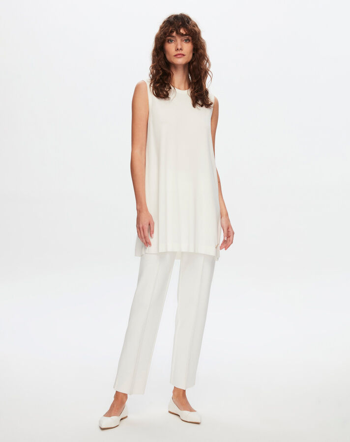 T24Y-7000 Narrow Leg Knitwear Trousers - 5