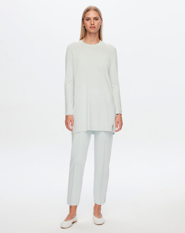 T24Y-7000 Narrow Leg Knitwear Trousers - 7