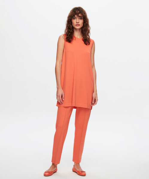 T24Y-7000 Narrow Leg Knitwear Trousers - 1