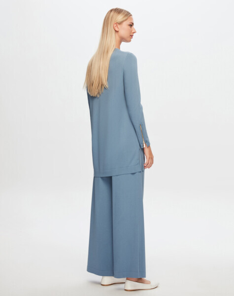 T24Y-7001 Bol Paça Triko Pantolon 1236-BLUE - MISS DALIDA (1)