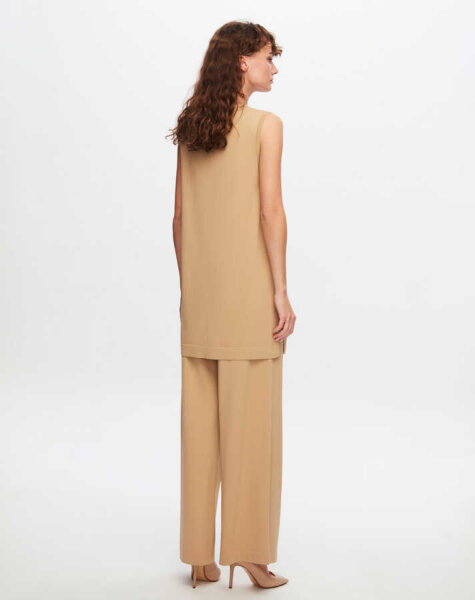 T24Y-7001 Bol Paça Triko Pantolon 1515-CAMEL - MISS DALIDA (1)