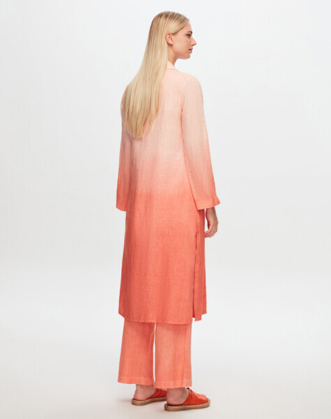 T24Y-7002 Bol Paça Degrade Keten Pantolon ORANGE - 2