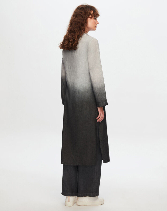 T24Y-7002 Wide Leg Gradient Linen Trousers - 2