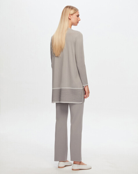 T24Y-7006 Boru Paça Triko Pantolon 1099-DARK GREY - 2