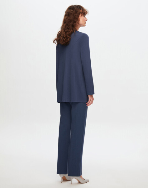 T24Y-7006 Boru Paça Triko Pantolon 1361-INDIGO - 33