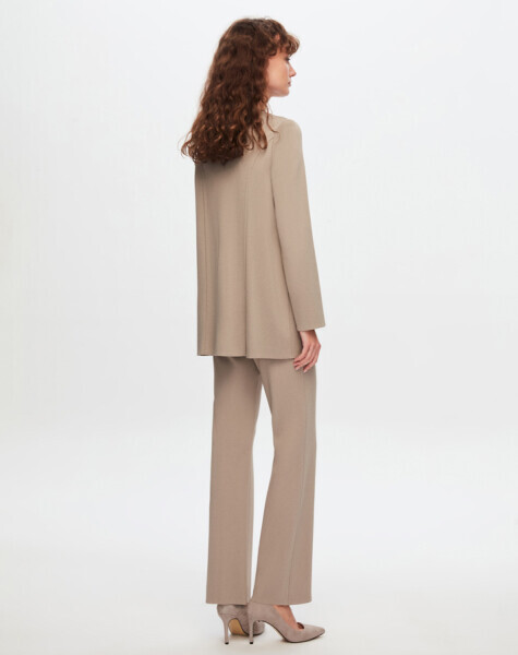 T24Y-7006 Boru Paça Triko Pantolon 1381-DARK GREY - 6