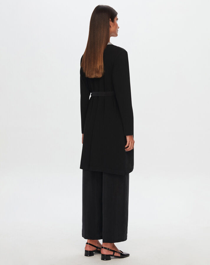 T24Y-7013 Knitwear Wide Leg Cupro Trousers - 2