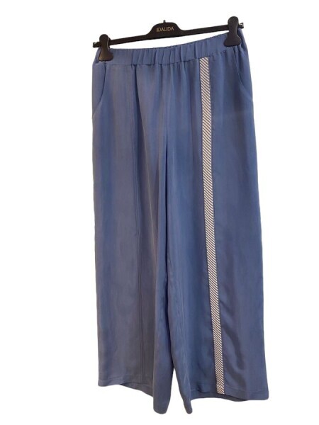 T24Y-7013 Triko Tiktaklı Bol Paça Cupro Pantolon CRAFT - 12