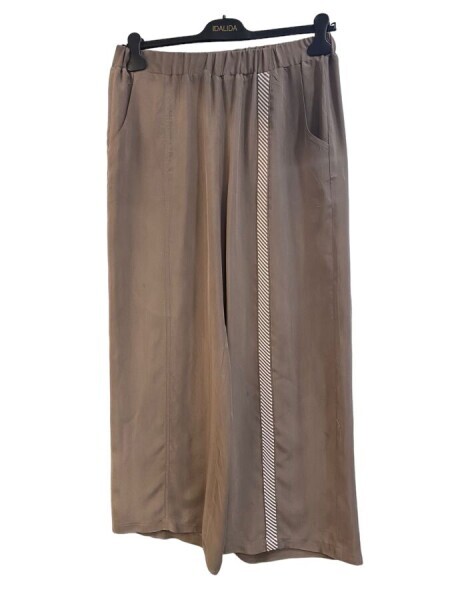 T24Y-7013 Triko Tiktaklı Bol Paça Cupro Pantolon CRAFT - 20
