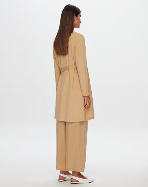 T24Y-7013 Triko Tiktaklı Bol Paça Cupro Pantolon CRAFT - 9