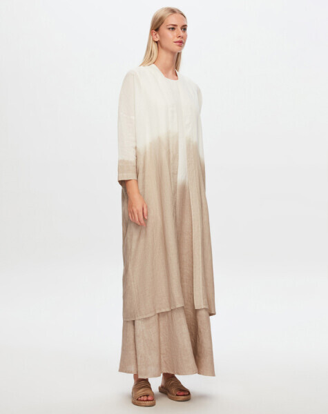 T24Y-8000 Degrade Keten Ceket LİLAC - 13