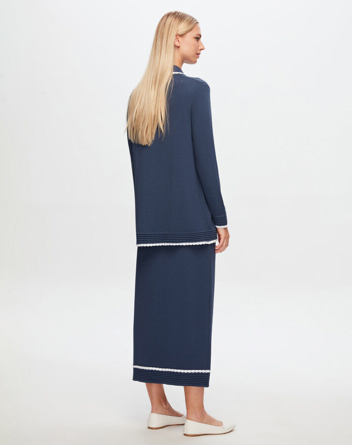 T24Y-8005 Örgü Motifli Elegance Hırka - 4