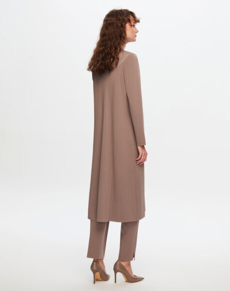 T24Y-8007 Düz Renk Klasik Elegant Ceket 002-MİNK - 7