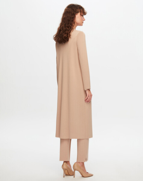 T24Y-8007 Düz Renk Klasik Elegant Ceket 002-MİNK - 22