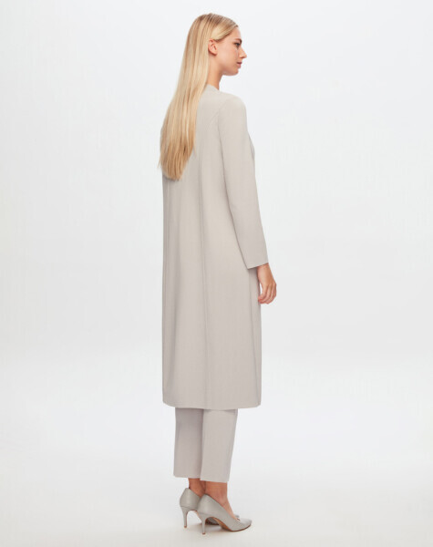 T24Y-8007 Düz Renk Klasik Elegant Ceket 002-MİNK - 36