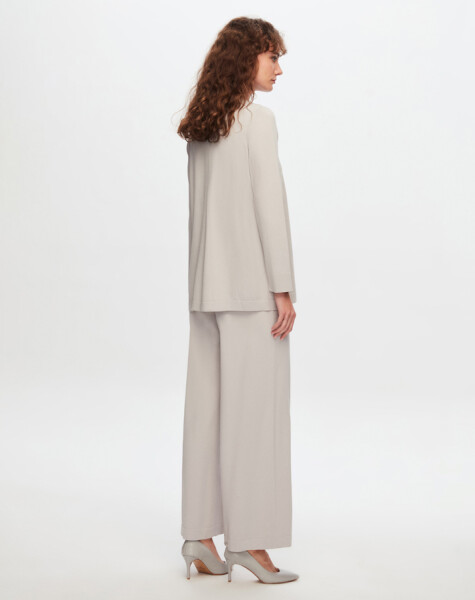T24Y-8009 Elegance Jacket with Pearl Collar - 2