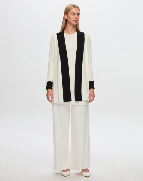 T24Y-8021 Knitwear Cupro Jacket - 4