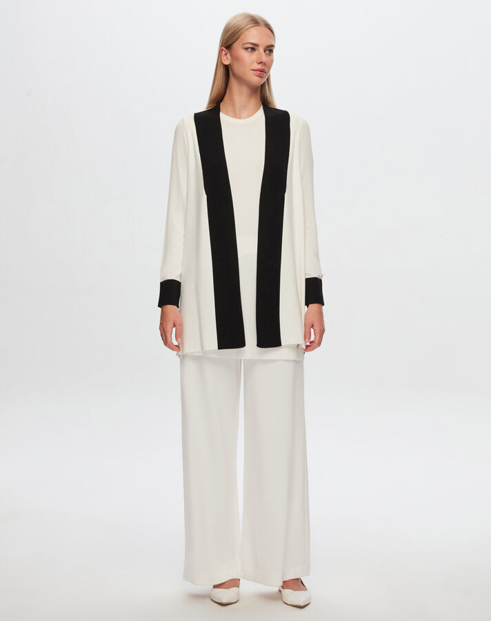 T24Y-8021 Knitwear Cupro Jacket - 4