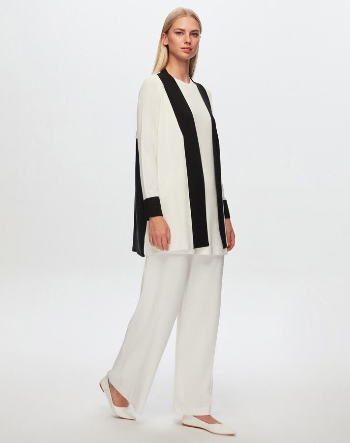 T24Y-8021 Knitwear Cupro Jacket - 3