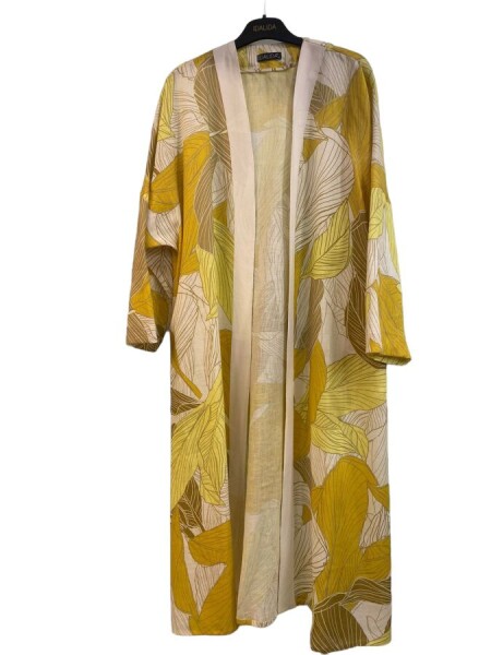 T24Y-8033 Patterned Kaftan Jacket - 3