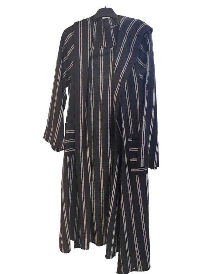 T24Y-8035 Striped Linen Jacket - 5