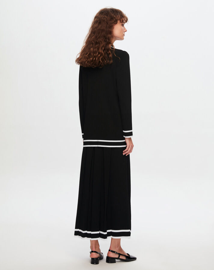 T24Y-9000 Color Striped Elegance Cardigan - 12