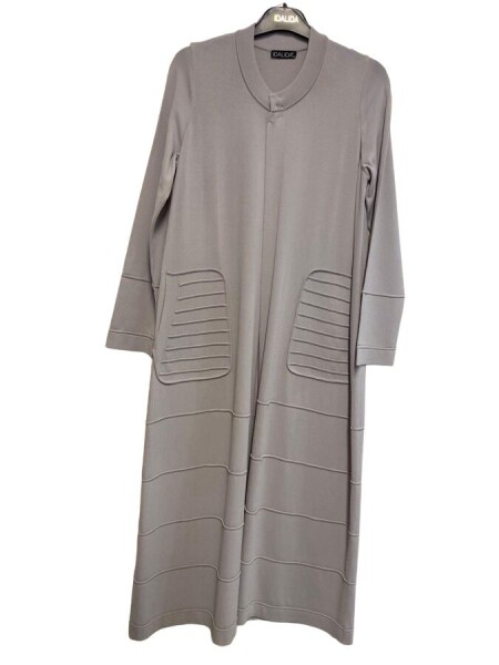 T24Y-9008 Long Knitwear Cardigan with Padding Detail - 8