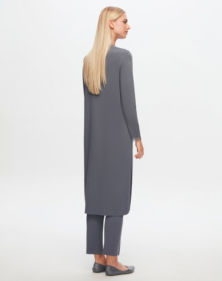 T24Y-9010 Buttoned Long Knitted Cardigan - 10