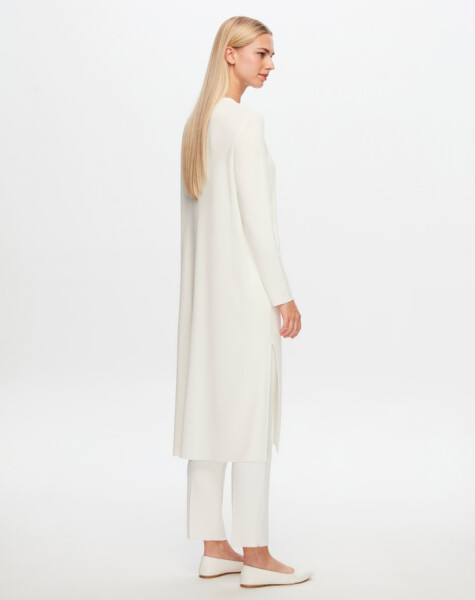 T24Y-9014 Zippered Long Cardigan - 7
