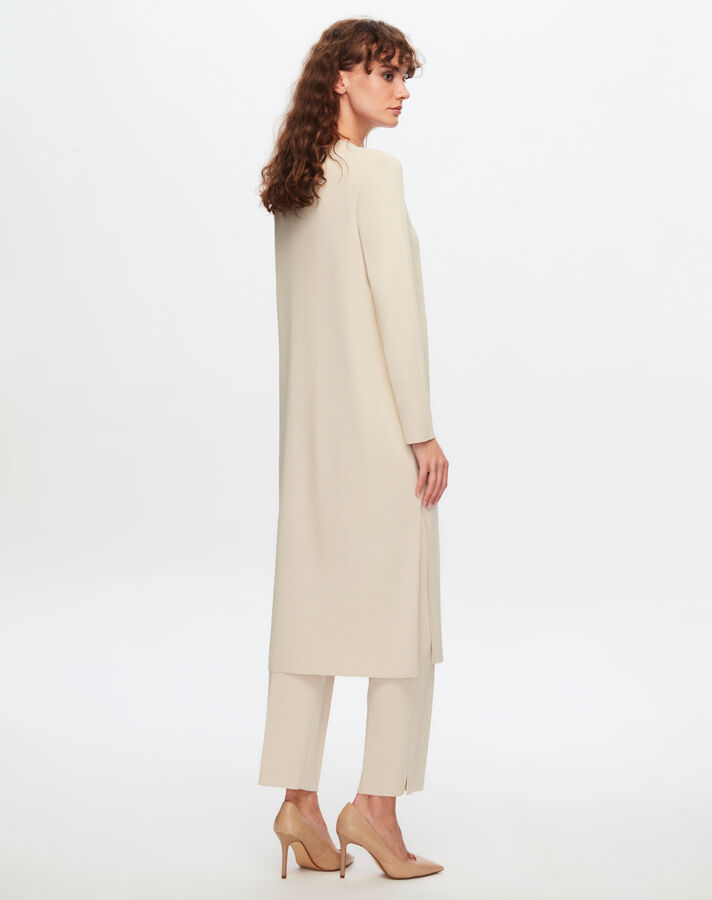 T24Y-9014 Zippered Long Cardigan - 13