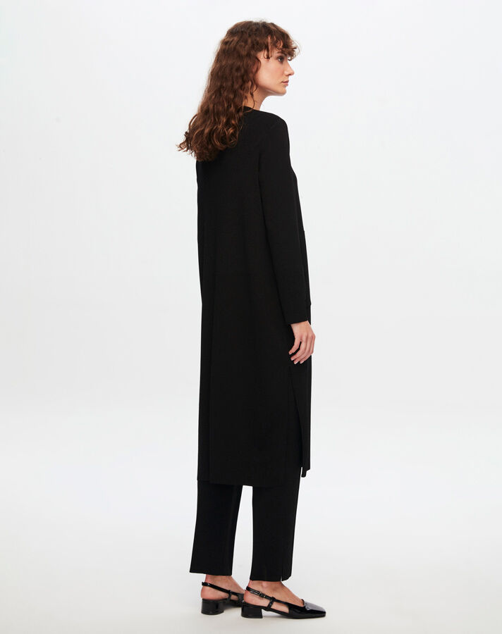 T24Y-9014 Zippered Long Cardigan - 26