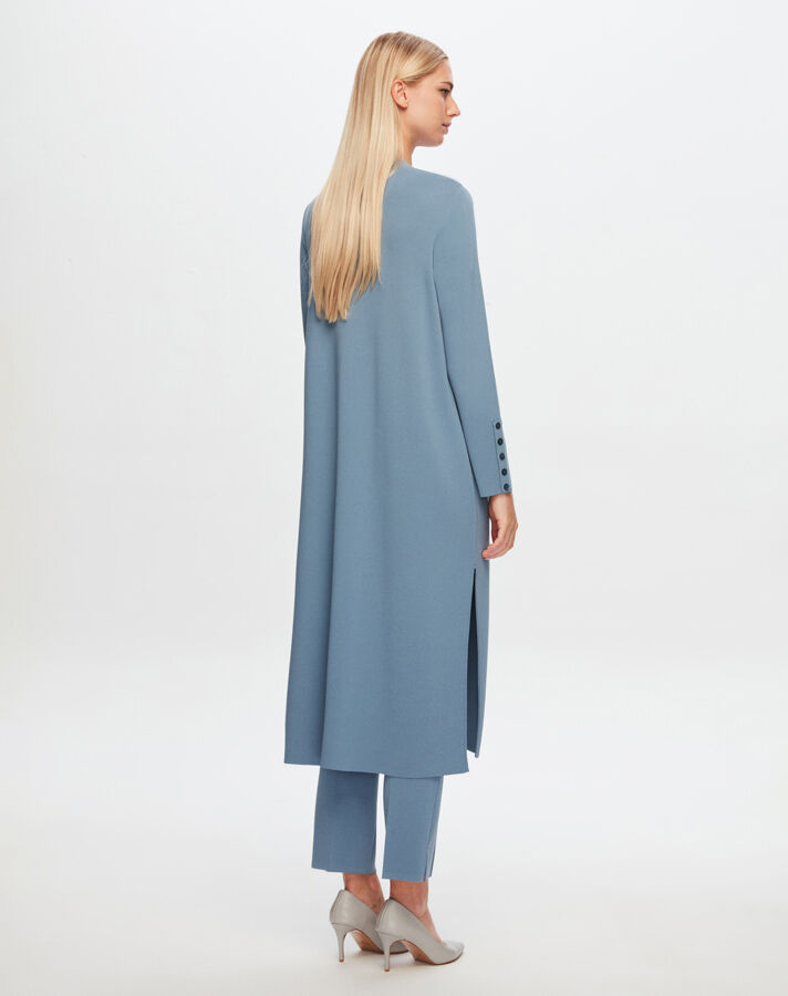 T24Y-9021 Clean Cut Solid Color Buttoned Cardigan - 15