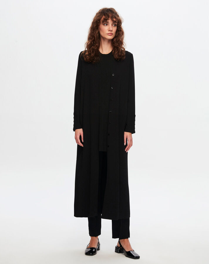 T24Y-9021 Clean Cut Solid Color Buttoned Cardigan - 17