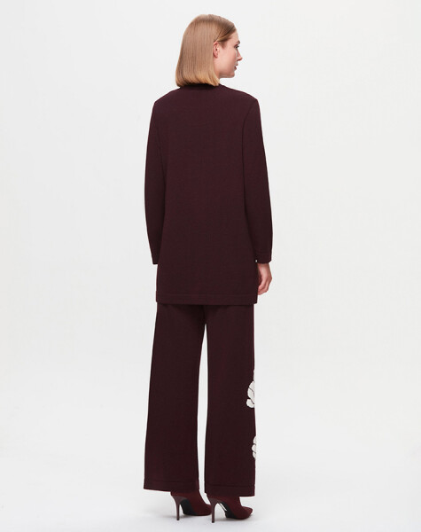 T25K-0004 Çiçek Görselli Tunik-Pantolon Takım - 10