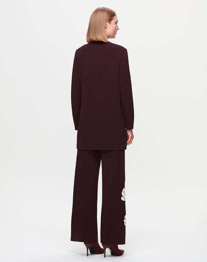 T25K-0004 Çiçek Görselli Tunik-Pantolon Takım - 10