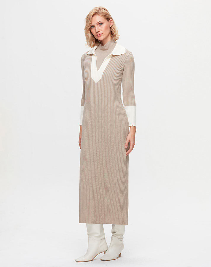 T25K-0006 Men's Collar Lined Dress - 4