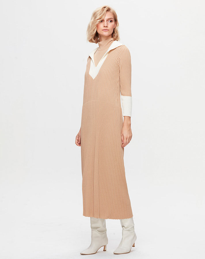 T25K-0006 Men's Collar Lined Dress - 1