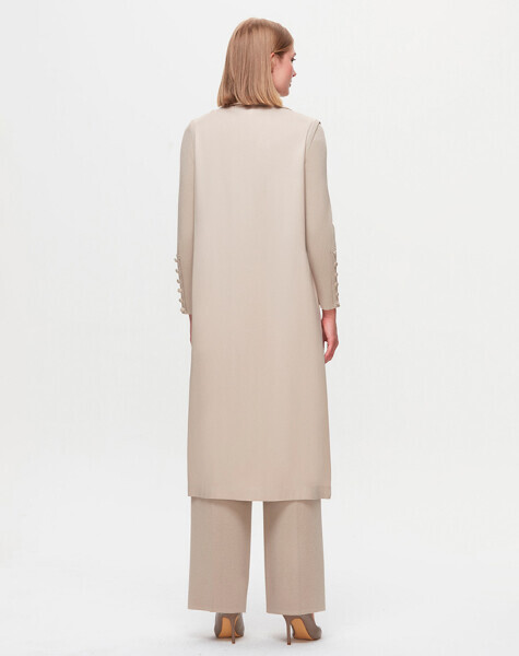 T25K-1002 Cupro Triko Yelek STONE - 2