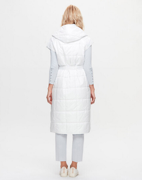 T25K-1010 İçi Triko Astarlı Yelek WHITE / PB02V-ICE - MISS DALIDA (1)