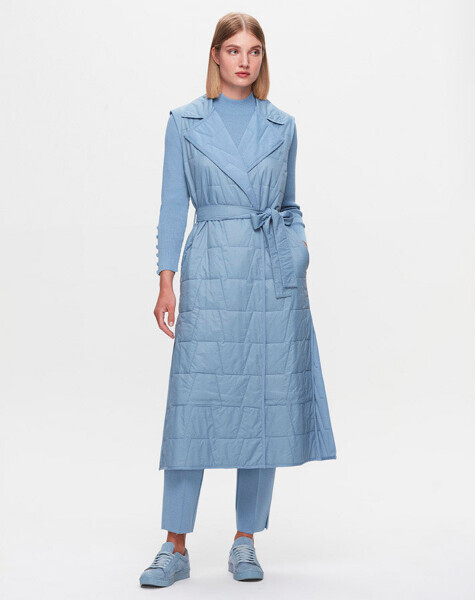 T25K-1011 Triko Astarlı İnce Yelek BLUE - 1